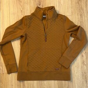 Woman’s Brown Quilted Sweater